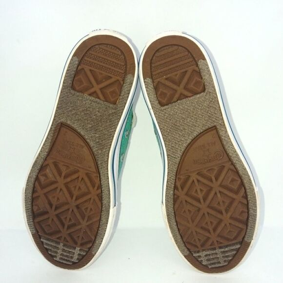 Converse Chuck Taylor All Star Low Ox Fashion Sneakers Juniors Size 2 Green - Picture 7 of 8